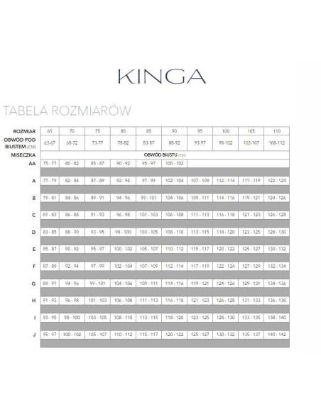 Biustonosz różowy miękki fiszbiny haft roślinny tiul Kinga 1250 Morning Kiss