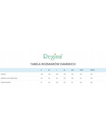 Piżama damska granatowa bawełna nadruk krótki rękaw spodnie 3/4 Regina 737
