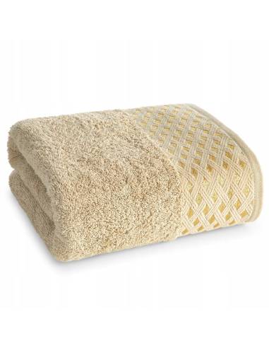 Ręcznik do rąk/kąpielowy beżowy beige bordiura...