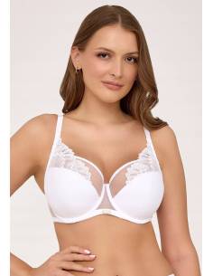 Biustonosz biały jasny white półusztywniany semi soft...