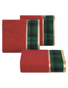 Ręcznik czerwony 50x90Święta Christmas Mikołaj XMAS... 2