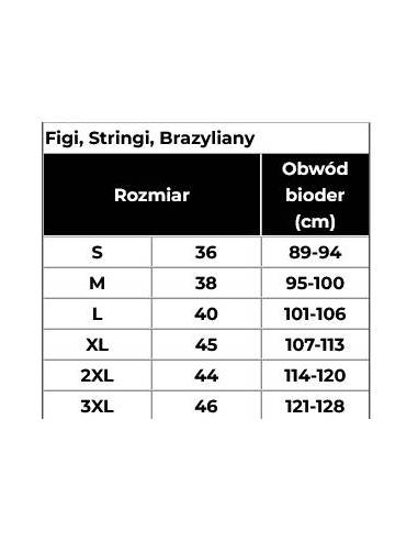 Majtki figi brazyliany czarne tiul prezent...
