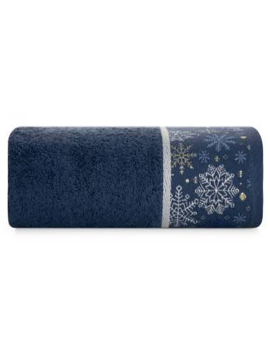 Ręcznik granatowy Carol 70x140 Święta Christmas...