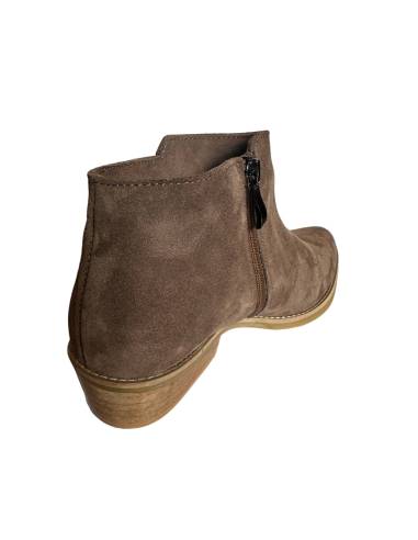 Botki beżowe brąz skóra naturalna ocieplane...