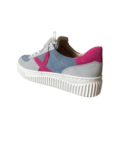 Kolorowe trampki oldschool skóra naturalna kauczukowa podeszwa Kampa N1108