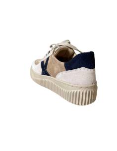 Beżowe trampki oldschool skóra naturalna kauczukowa... 2