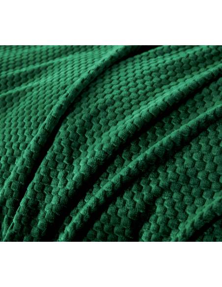 Pościel zielona minky polarowa ciepła miś zimowa 220x200 mikrofibra prezent