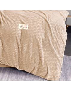 Pościel beż minky polarowa ciepła miś zimowa 160x200... 2