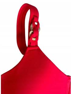 Strój kąpielowy dwuczęściowy czerwony miska usztywniana... 2