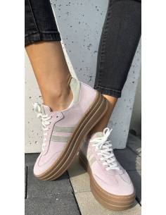 Fiolet trampki oldschool skóra naturalna kauczukowa... 2