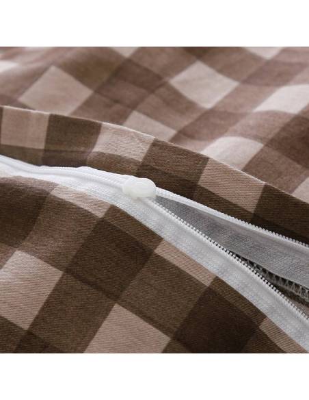 Ekskluzywna pościel beżowa z panterką Cotton World 100% bawełna 200x220