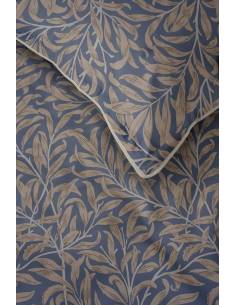 Ekskluzywna niebiesko beżowa pościel z bawełnianego... 2