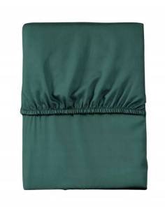Prześcieradło zielone z gumką microsatyna satynowe... 2