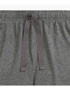 Piżama męska granatowa bawełniana krótki szare spodenki... 2