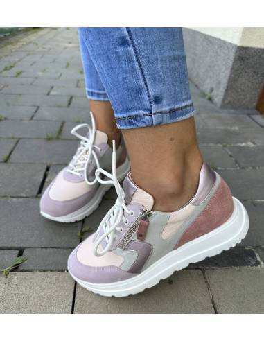 Buty sortowe, adidasy multicolor skóra...