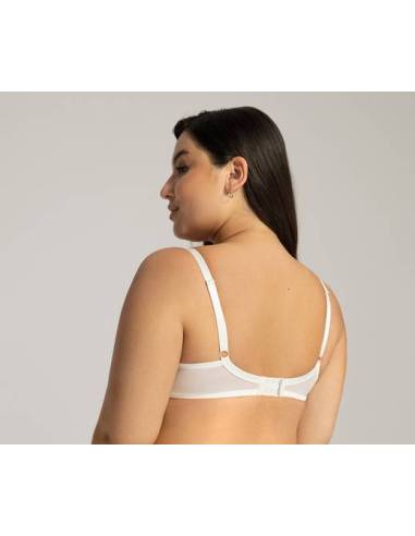 Biustonosz ecru śmietankowy miękki soft...