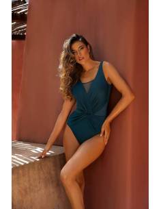 Strój jednoczęściowy zielony usztywniany błyszcząca nitka... 2