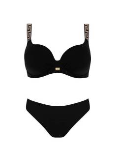 Strój kąpielowy dwuczęściowy czarny 36C push up...