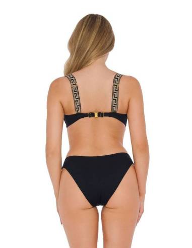 Strój kąpielowy dwuczęściowy czarny 36C push up...