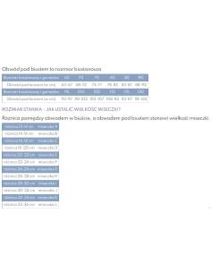 Biustonosz biały półusztywniany semi soft Gaia Isla 1228 2