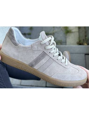 Adidasy damskie beż brąz skóra naturalna zamsz...