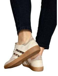 Adidasy beżowe panterka skóra naturalna klasyczne wygodne... 2