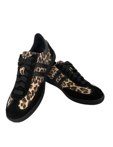 Adidasy czarne panterka skóra naturalna...