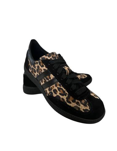 Adidasy czarne panterka skóra naturalna...