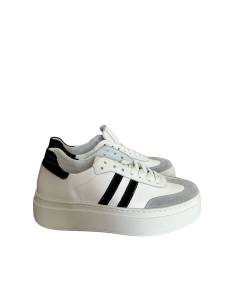 Adidasy damskie białe wyższa podeszwa sneakersy skórzane... 2