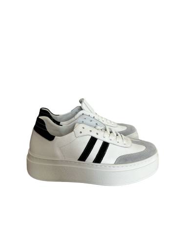 Adidasy damskie białe wyższa podeszwa sneakersy...
