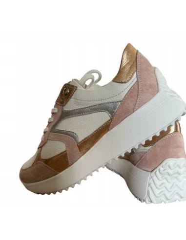 Adidasy damskie kolorowe sneakersy skórzane...