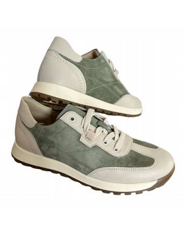Adidasy damskie zielone beżowe sneakersy...