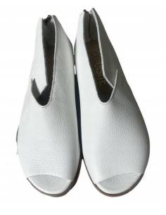 Mięciutkie saszki-sandały białe skóra naturalna Exquisite... 2