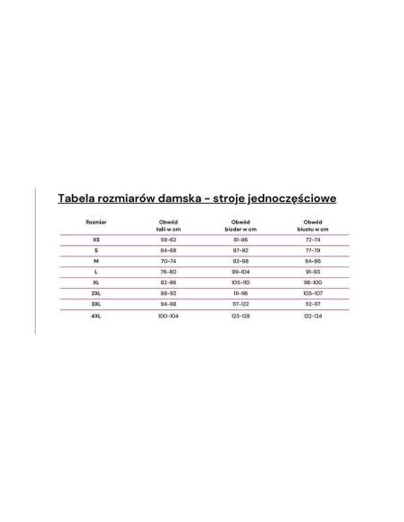 Strój kąpielowy jednoczęściowy czarny z wzorem usztywniany Self Luxe 12
