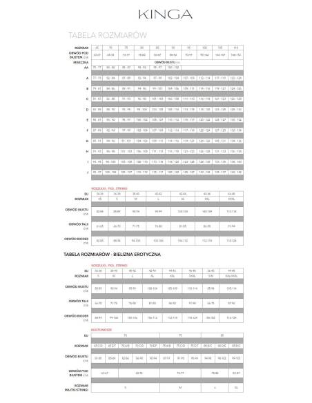 Figi brazyliany różowe beżowe tiul haft Kinga 1204 French Flowers