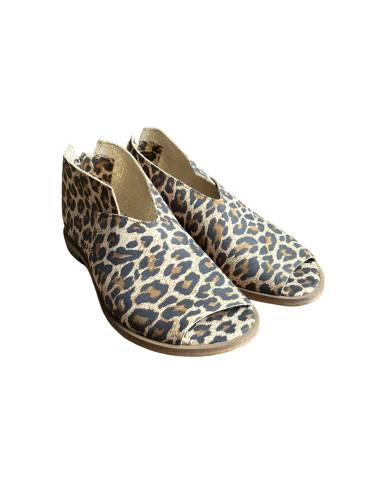 Mięciutkie saszki-sandały panterka skóra...