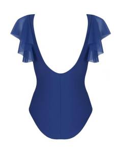 Strój kąpielowy jednoczęściowy niebieski usztywniany wzór... 2