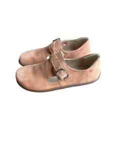 Barefooty damskie pomarańczowe brąz skóra naturalna... 2