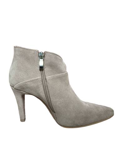 Botki skóra zamsz beż nude Di Primo 1061