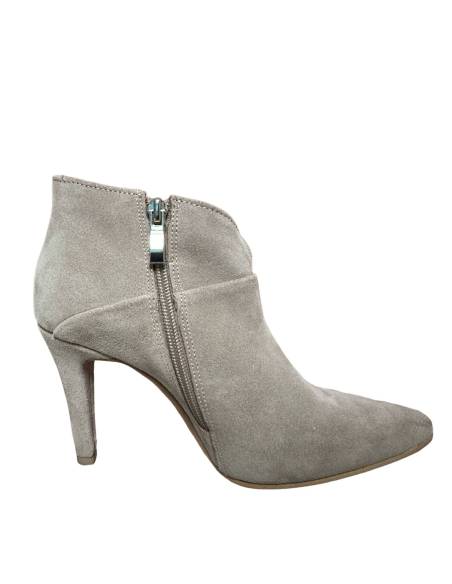 Botki skóra zamsz beż nude Di Primo 1061