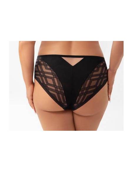 Gorsenia majtki figi czarne tiul elegenackie gift K898 Estelle