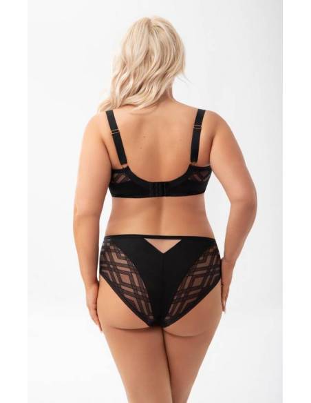 Gorsenia majtki figi czarne tiul elegenackie gift K898 Estelle