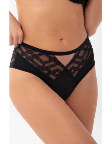 Gorsenia majtki brazyliany czarne ciemne tiul elegenackie gift K899 Estelle