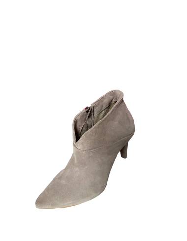 Botki skóra zamsz beż nude Di Primo 1061