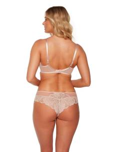 Figi brazyliany różowe elastyczny tiul koronka Gaia 1229... 2