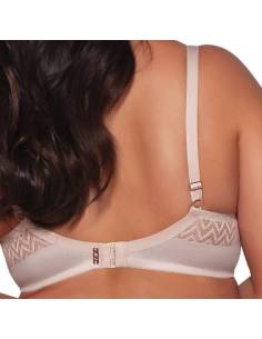 Biustonosz beżowy semi soft półusztywniany pełna miska... 2