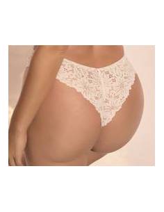 Figi brazyliany białe koronkowe bezszwowe Kinga Maya 1186 2