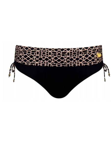 Strój kąpielowy dwuczęściowy czarny beż usztywniany fullcup Self Luxe 8