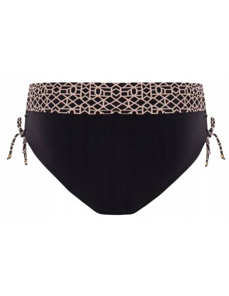 Strój kąpielowy dwuczęściowy czarny beż usztywniany fullcup Self Luxe 8
