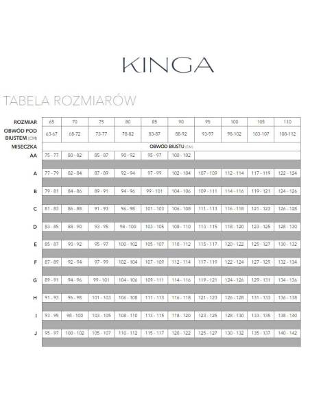Biustonosz czarny usztywniany push up bralette tiul Kinga 1176 Harmony